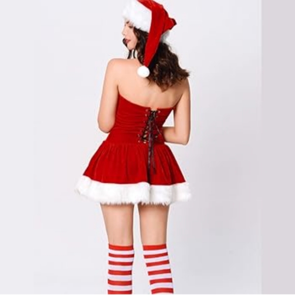 Moonight Christmas Dresses for Women Velvet Dress Costume Outfit NWOT - Picture 2 of 3